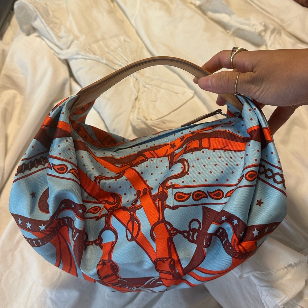 Hermés Silk Balusoie Handbag